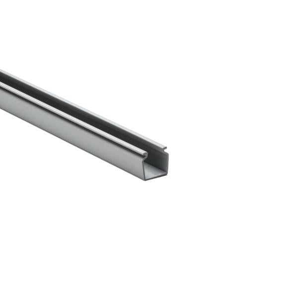 HellermannTyton 181-00170 Solid Wall Wiring Duct, 1" X 1", Non-Adhesive, PVC, Gray, 30ft/Box