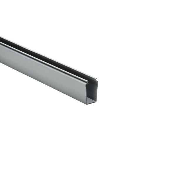 HellermannTyton 181-00172 Solid-Wall Wiring Duct, 1" x 2", Non-Adhesive, PVC, Gray, 30ft/box