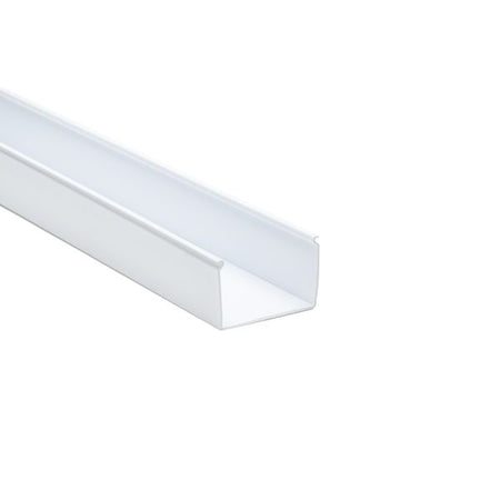 HellermannTyton 181-00200 Solid Wall Wiring Duct, 3" X 2", Non-Adhesive, PVC, White, 30ft/Box