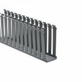 HellermannTyton 181-00236 Slotted Wall Wiring Duct, 2" X 5", Non-Adhesive, PVC, Gray, 120ft/Carton