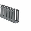 HellermannTyton 181-00238 Slotted Wall Wiring Duct, 2" X 5", Adhesive, PVC, Gray, 120ft/Carton