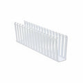 HellermannTyton 181-00240 Slotted Wall Wiring Duct, 2" X 5", Non-Adhesive, PVC, White, 120ft/Carton