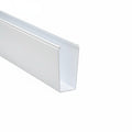 HellermannTyton 181-00249 Solid Wall Wiring Duct, 2" X 5", Non-Adhesive, PVC, White, 30ft/Box