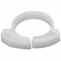 HellermannTyton SNP18A10C2 Snapper Hose Clamp, .78"–.93" Bundle Diameter, POM, White, 100/pkg