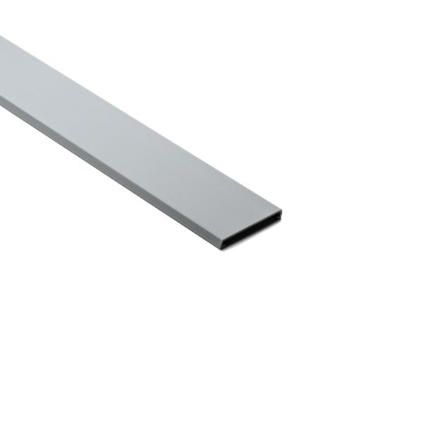 HellermannTyton 181-00261 Wiring Duct Cover for 2-1/2" Duct, 6 ft Long, PVC, Gray, 30ft/box