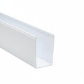 HellermannTyton 181-00475 Solid Wall Wiring Duct, 3" X 5", Non-Adhesive, PVC, White, 120ft/Carton