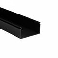 HellermannTyton 181-00476 Solid Wall Wiring Duct, 4" X 2", Non-Adhesive, PVC, Black, 120ft/Carton