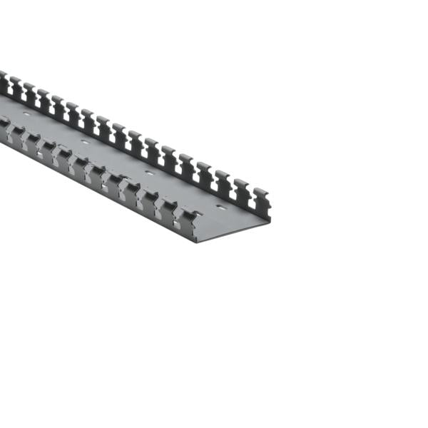 HellermannTyton 181-00558 Slotted Wall Wiring Duct, 3" X 1", Non-Adhesive, PVC, Gray, 120ft/Carton