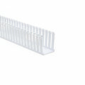 HellermannTyton 181-00586 Slotted Wall Wiring Duct, 3" X 1", Adhesive, PVC, White, 120ft/Carton