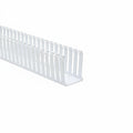 HellermannTyton 181-00590 Slotted Wall Wiring Duct, 3" X 4", Adhesive, PVC, White, 120ft/Carton
