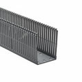 HellermannTyton 181-00659 High Density Slotted Wall Wiring Duct, 3" X 4", Adhesive, PVC, Gray, 120ft/Carton