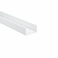 HellermannTyton 181-00665 High Density Slotted Wall Wiring Duct, 4" X 2", Adhesive, PVC, White, 120ft/Carton