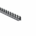 HellermannTyton 181-11013 Slotted Wall Wiring Duct, 1" X 1", Non-Adhesive, PVC, Gray, 120ft/Carton