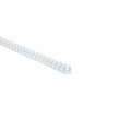 HellermannTyton 181-11014 Slotted Wall Wiring Duct, 1" X 1", Non-Adhesive, PVC, White, 30ft/Carton