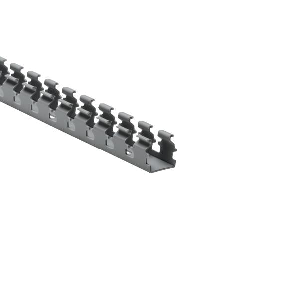 HellermannTyton 181-11019 Slotted Wall Wiring Duct, 1" X 1", Adhesive, PVC, Gray, 120ft/Carton