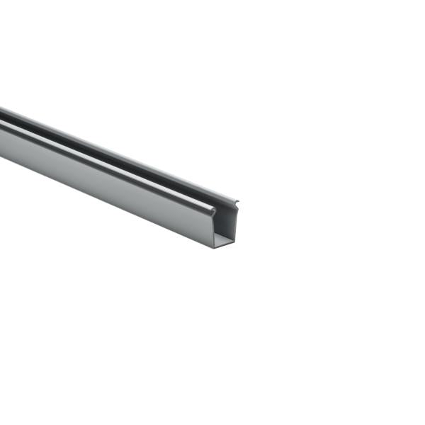 HellermannTyton 181-11501 Solid Wall Wiring Duct, 1" X 1.5", Non-Adhesive, PVC, Gray, 120ft/Carton