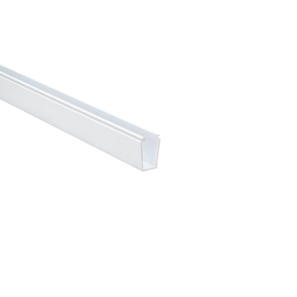 HellermannTyton 181-12002 Solid-Wall Wiring Duct, 1" x 2", Non-Adhesive, PVC, White, 120 ft/carton