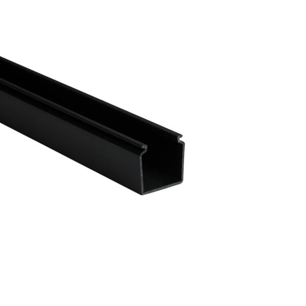 HellermannTyton 181-15500 Solid Wall Wiring Duct, 1.5" X 1.5", Non-Adhesive, PVC, Black, 120ft/Carton