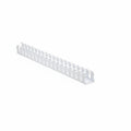 HellermannTyton 181-15511 Slotted Wall Wiring Duct, 1.5" X 1.5", Non-Adhesive, PVC, White, 120ft/Carton