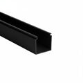 HellermannTyton 181-22005 Solid Wall Wiring Duct, 2" X 2", Non-Adhesive, PVC, Black, 120ft/Carton