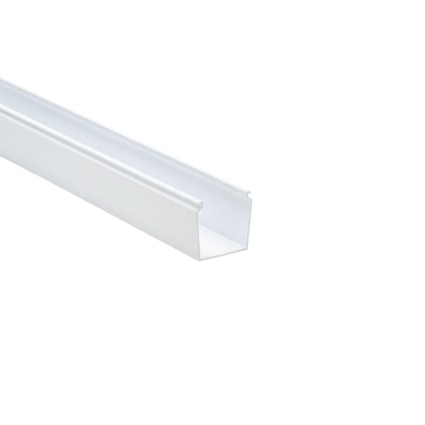 HellermannTyton 181-22013 Solid Wall Wiring Duct, 2" X 2", Non-Adhesive, PVC, White, 120ft/Carton