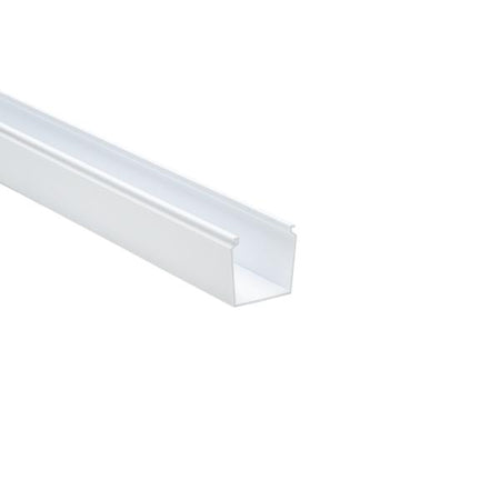 HellermannTyton 181-22013 Solid Wall Wiring Duct, 2" X 2", Non-Adhesive, PVC, White, 120ft/Carton