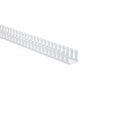 HellermannTyton 181-22028 Slotted Wall Wiring Duct, 2" X 2", Non-Adhesive, PVC, White, 120ft/Carton