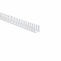 HellermannTyton 181-22033 Slotted Wall Wiring Duct, 2" X 2", Adhesive, PVC, White, 30ft/Box