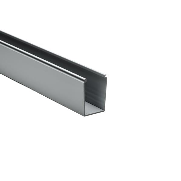 HellermannTyton 181-23001 Solid Wall Wiring Duct, 2" X 3", Non-Adhesive, PVC, Gray, 120ft/Carton