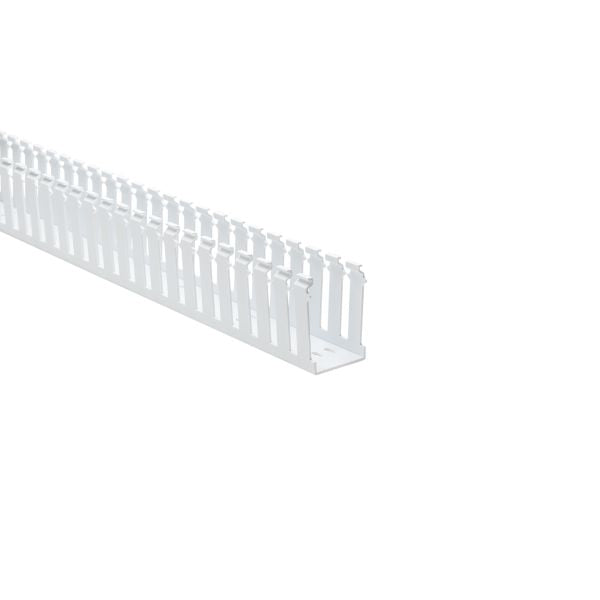 HellermannTyton 181-23009 Slotted Wall Wiring Duct, 2" X 3", Non-Adhesive, PVC, White, 120ft/Carton