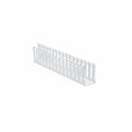 HellermannTyton 181-23011 Slotted Wall Wiring Duct, 2" X 3", Adhesive, PVC, White, 30ft/Box