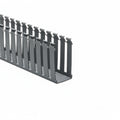 HellermannTyton 181-24007 Slotted Wall Wiring Duct, 2" X 4", Non-Adhesive, PVC, Gray, 30ft/Box