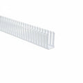 HellermannTyton 181-24011 Slotted Wall Wiring Duct, 2" X 4", Non-Adhesive, PVC, White, 120ft/Carton
