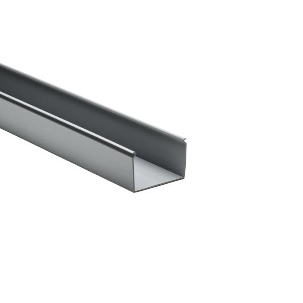 HellermannTyton 181-32002 Solid Wall Wiring Duct, 3" X 2", Non-Adhesive, PVC, Gray, 120ft/Carton