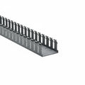 HellermannTyton 181-32010 Slotted Wall Wiring Duct, 3" X 2", Adhesive, PVC, Gray, 30ft/Box
