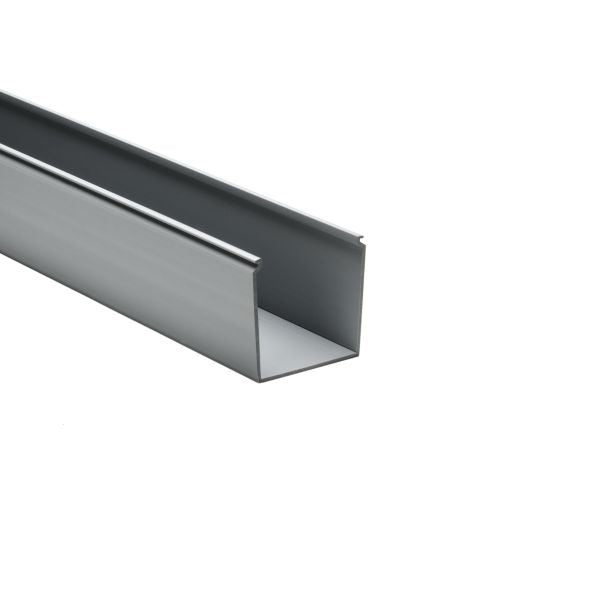 HellermannTyton 181-33002 Solid Wall Wiring Duct, 3" X 3", Non-Adhesive, PVC, Gray, 30ft/Box