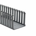 HellermannTyton 181-33021 Slotted Wall Wiring Duct, 3" X 3", Adhesive, PVC, Gray, 120ft/Carton