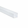 HellermannTyton 181-33022 Slotted Wall Wiring Duct, 3" X 3", Adhesive, PVC, White, 120ft/Carton