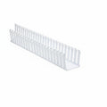 HellermannTyton 181-33023 Slotted Wall Wiring Duct, 3" X 3", Adhesive, PVC, White, 30ft/Box