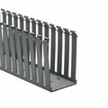 HellermannTyton 181-35005 Slotted Wall Wiring Duct, 3" X 5", Non-Adhesive, PVC, Gray, 120ft/Carton