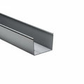 HellermannTyton 181-43001 Solid Wall Wiring Duct, 4" X 3", Non-Adhesive, PVC, Gray, 120ft/Carton
