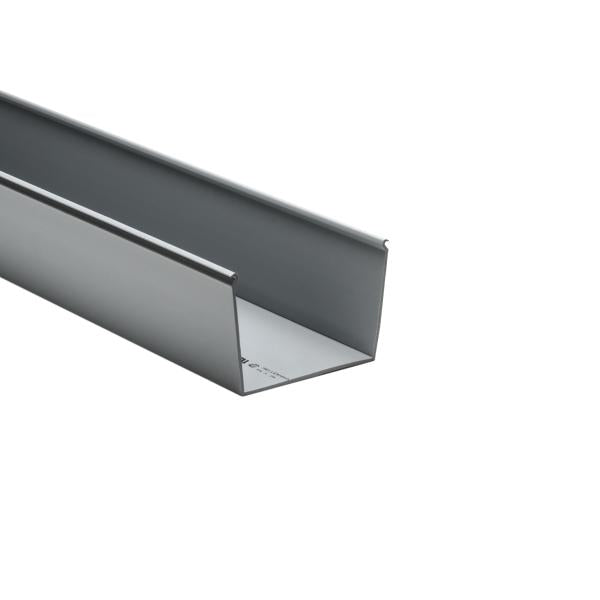 HellermannTyton 181-43001 Solid Wall Wiring Duct, 4" X 3", Non-Adhesive, PVC, Gray, 120ft/Carton