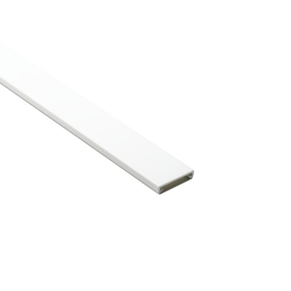 HellermannTyton 181-91509 Wiring Duct Cover for 1-1/2" Duct, 6 ft Long, PVC, White, 30ft/box