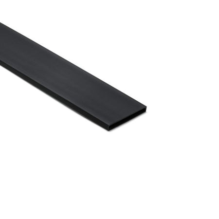HellermannTyton 181-93000 Wiring Duct Cover for 3" Duct, 6 ft Long, PVC, Black, 30ft/box