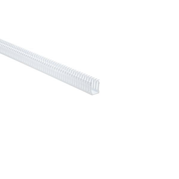 HellermannTyton 184-11009 High Density Slotted Wall Wiring Duct, 1" X 1.5", Adhesive, PVC, White, 120ft/Carton