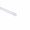 HellermannTyton 184-11012 High Density Slotted Wall Wiring Duct, 1" X 1.5", Non-Adhesive, PVC, White, 120ft/Carton
