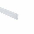 HellermannTyton 184-13007 High Density Slotted Wall Wiring Duct, 1" X 3", Non-Adhesive, PVC, White, 120ft/Carton