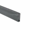 HellermannTyton 184-14000 High Density Slotted Wall Wiring Duct, 1" X 4", Non-Adhesive, PVC, Gray, 30ft/Box