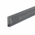 HellermannTyton 184-14002 High Density Slotted Wall Wiring Duct, 1" X 4", Non-Adhesive, PVC, Gray, 120ft/Carton