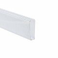HellermannTyton 184-14003 High Density Slotted Wall Wiring Duct, 1" X 4", Non-Adhesive, PVC, White, 30ft/Box